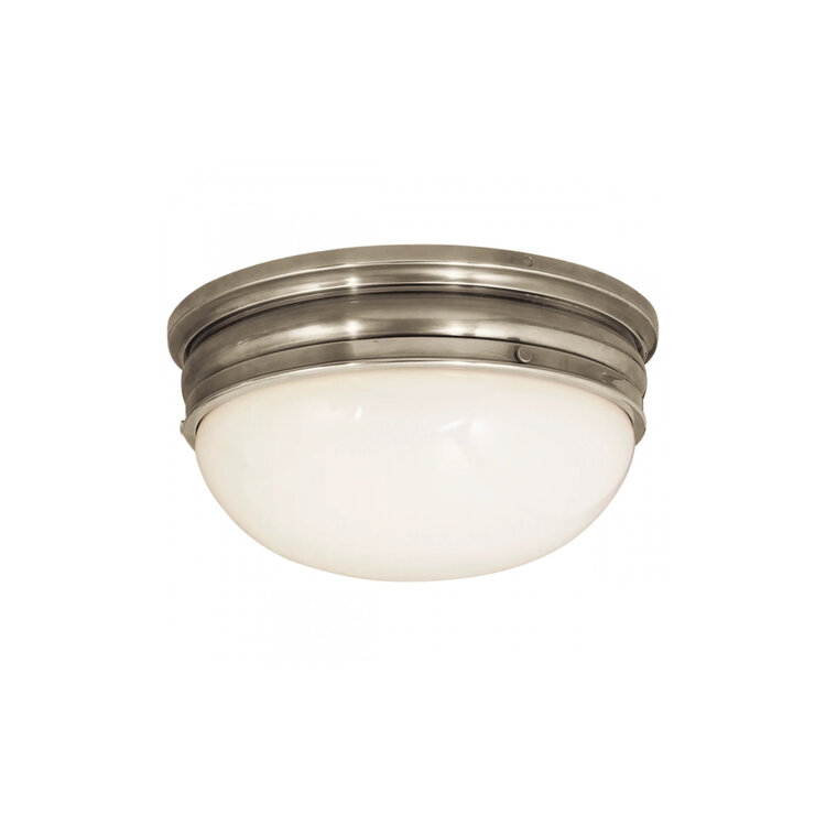 Crown Flush Mount in Antique Nickel