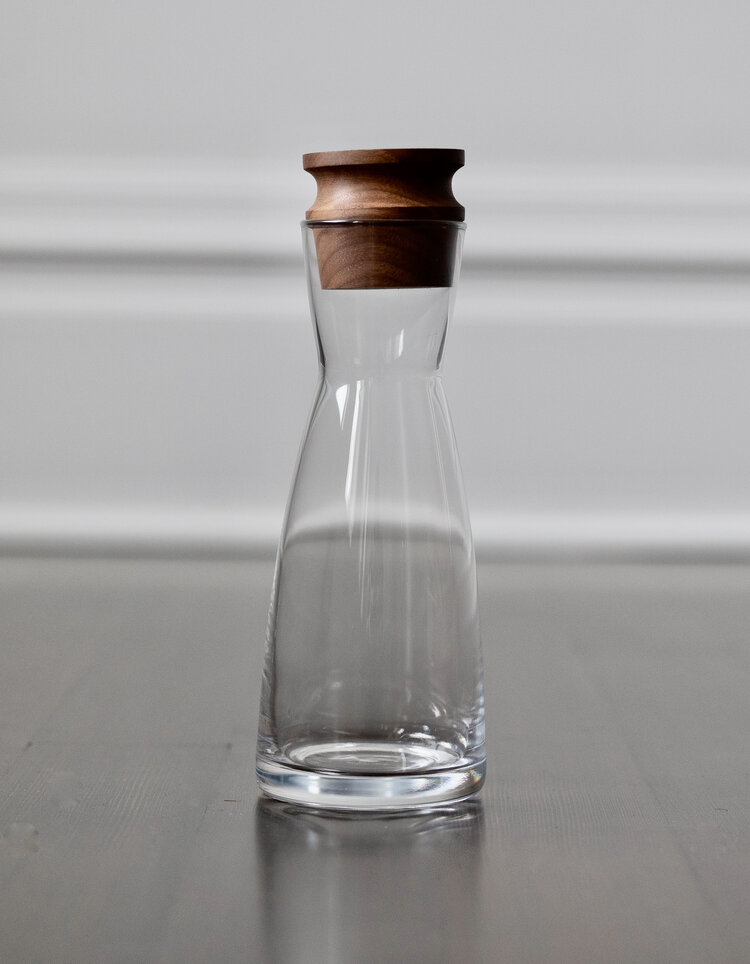 Carafe with Walnut Stop - TNC