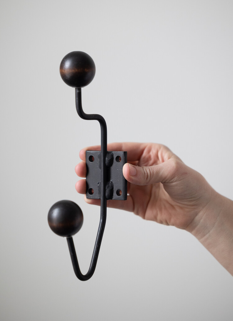 Double Ball Coat Hook - BAM
