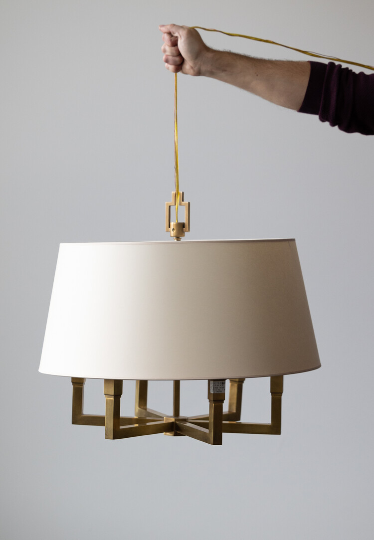 by Visual Comfort Square Tube Hanging Shade