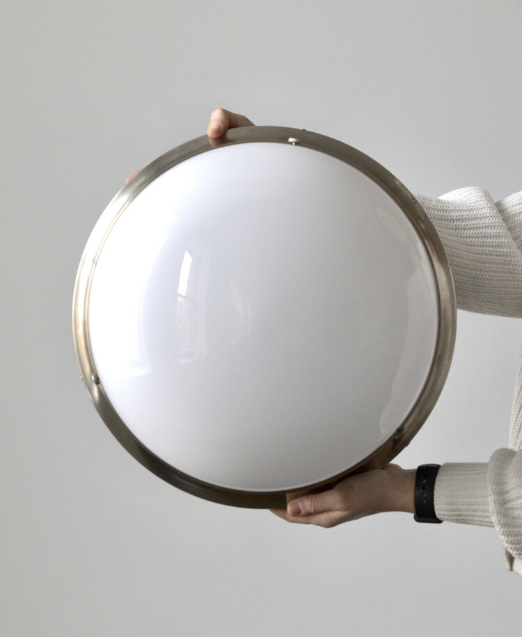 Crown Flush Mount in Antique Nickel