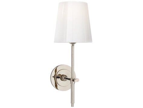by Visual Comfort Polished Nickel Bryant Sconce by Visual Comfort