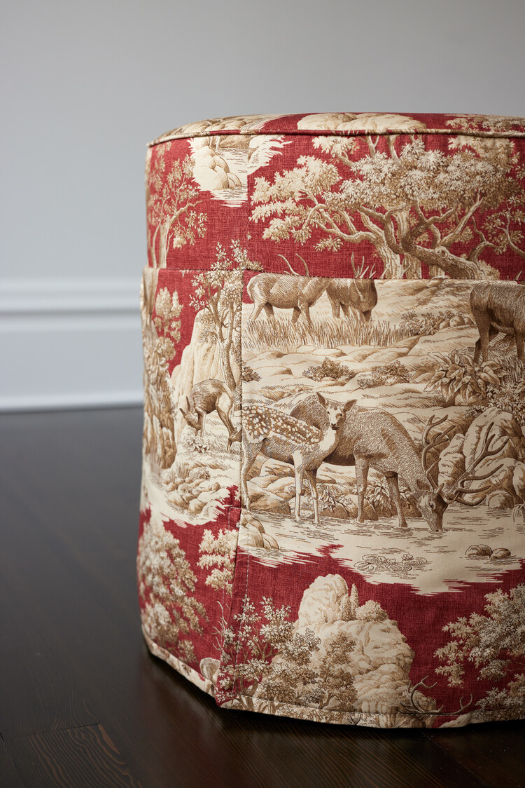 Patrice Swivel Ottoman by Highland House