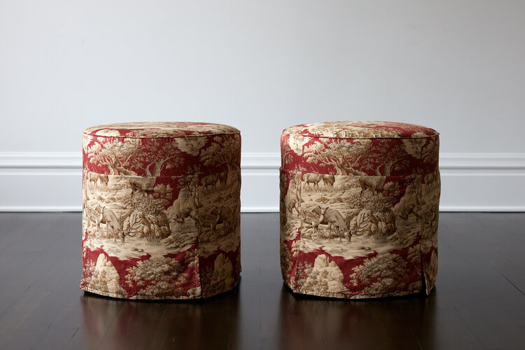 Patrice Swivel Ottoman by Highland House