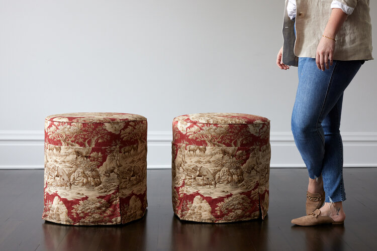Patrice Swivel Ottoman by Highland House