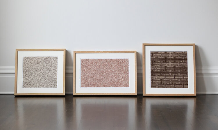 Japanese Textile Collage IX - SM