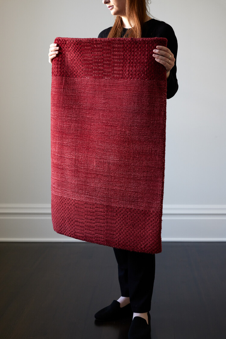 Ruby Red Rug