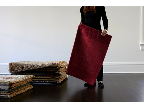 Ruby Red Rug