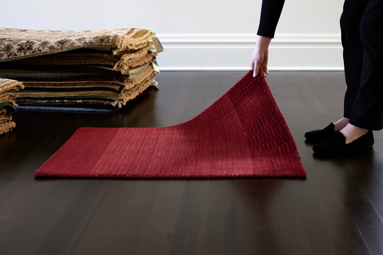 Ruby Red Rug