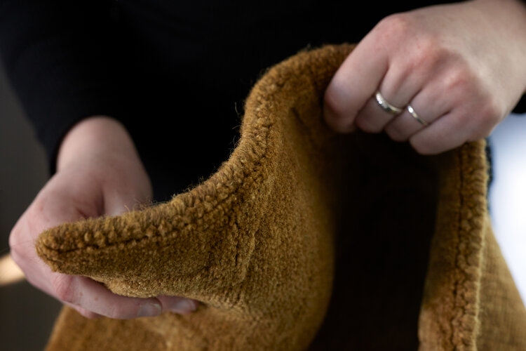 Antique Gold Rug: 2’ x 3’ - KTY