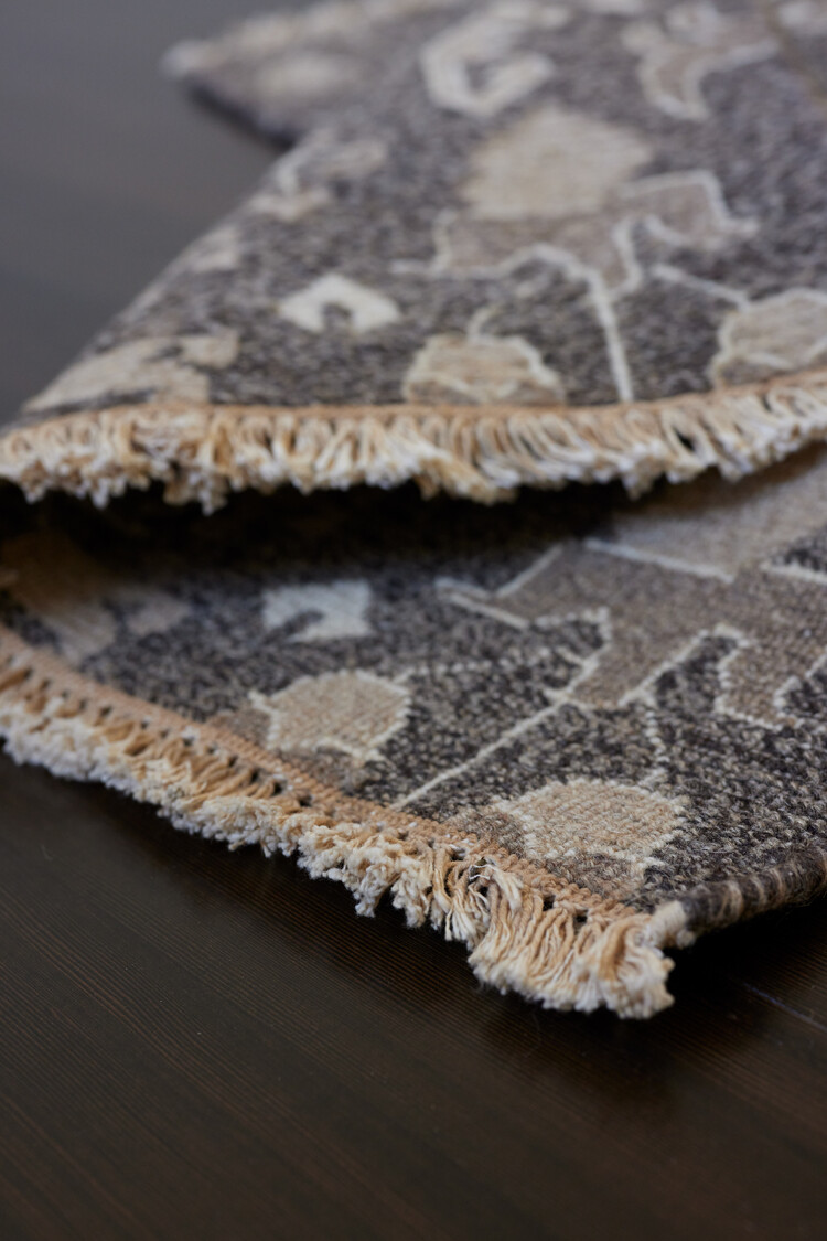 Reversible Dark Neutral Rug
