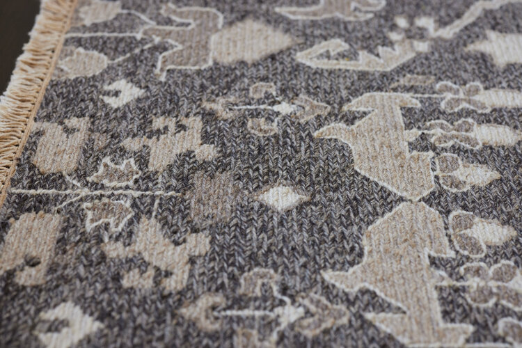 Reversible Dark Neutral Rug