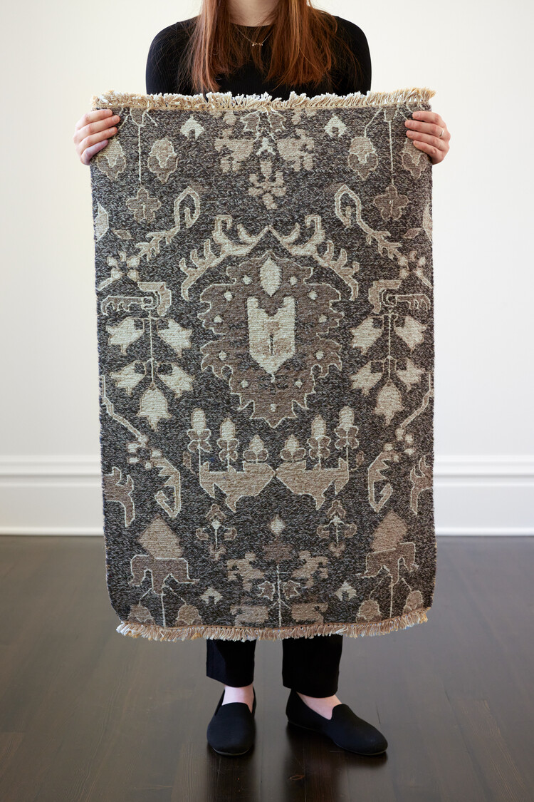 Reversible Dark Neutral Rug