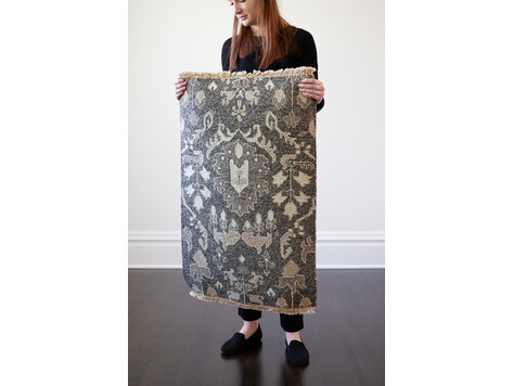 Reversible Dark Neutral Rug