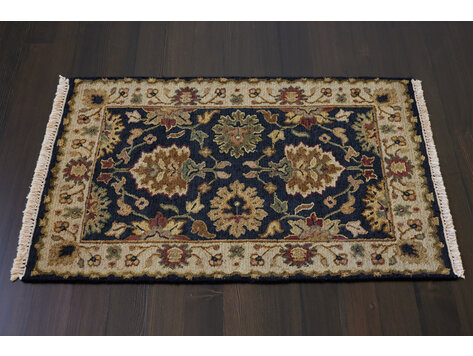 Navy / Gold Multi Rug: 2’ x 3’ - KTY