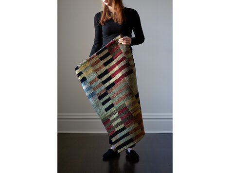 2’ x 3’ Multicolor Stripe Rug - KTY