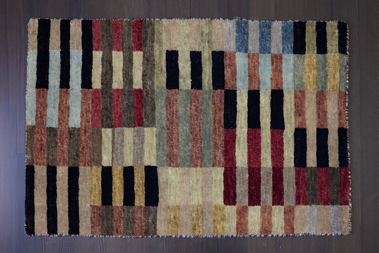 2’ x 3’ Multicolor Stripe Rug - KTY