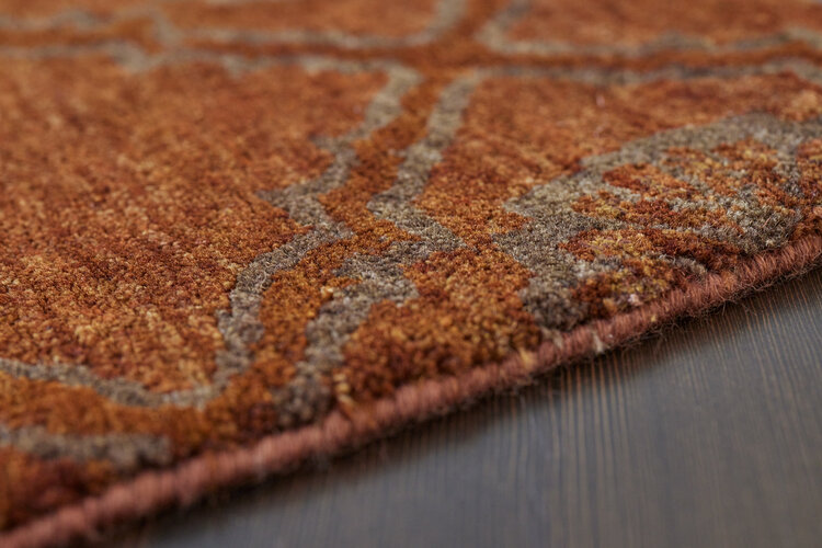 2’ x 3’ Burnt Orange Rug - KTY