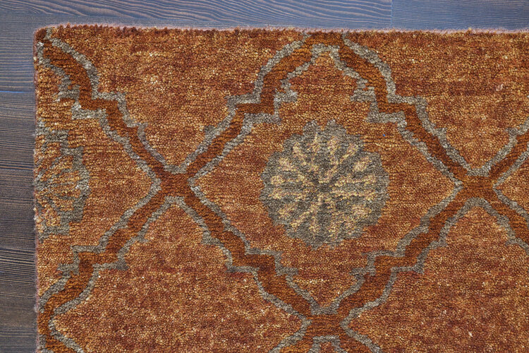 Burnt Orange Rug: 2’ x 3’ - KTY
