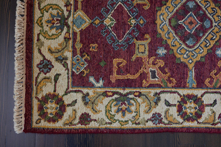 Burgundy Rug: 2’ x 3’ - KTY