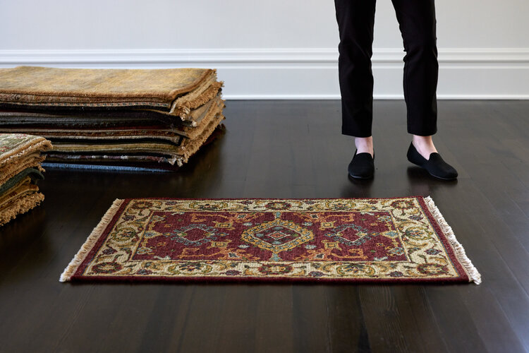 Burgundy Rug: 2’ x 3’ - KTY