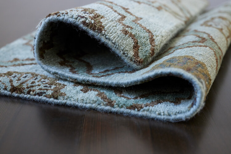 Bay Blue Rug: 2’ x 3’ - KTY