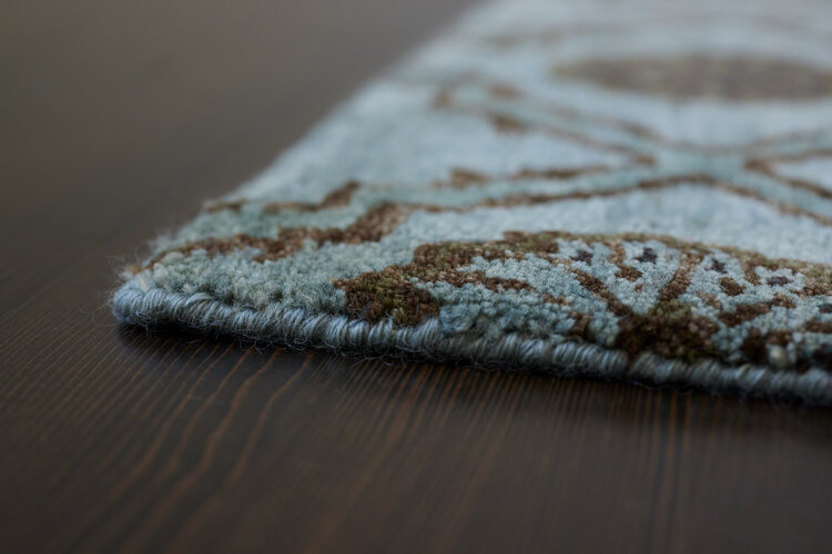 Bay Blue Rug: 2’ x 3’ - KTY