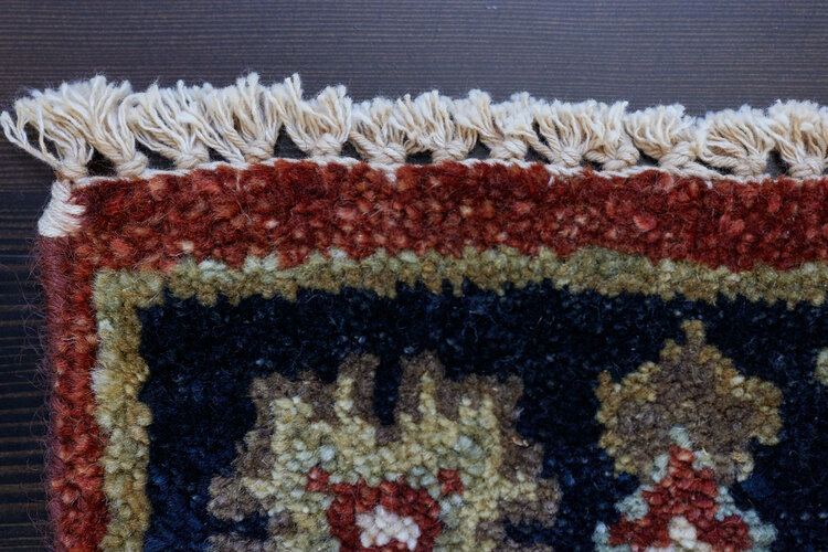 Rust / Black Multi Rug: 2’ x 3’ - KTY