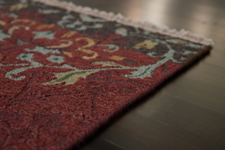 Autumn Red Rug