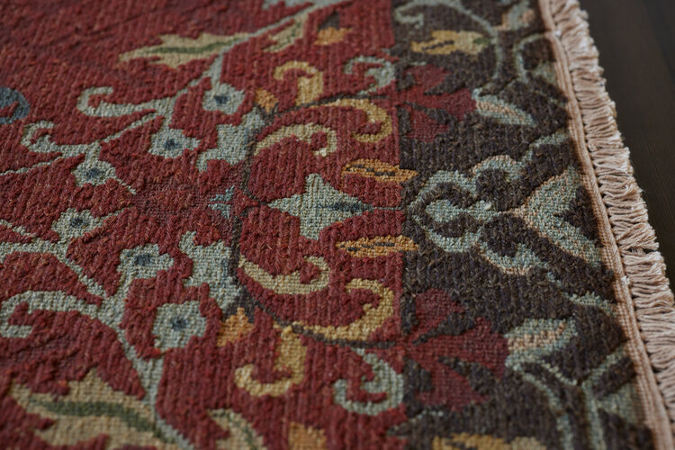 Autumn Red Rug