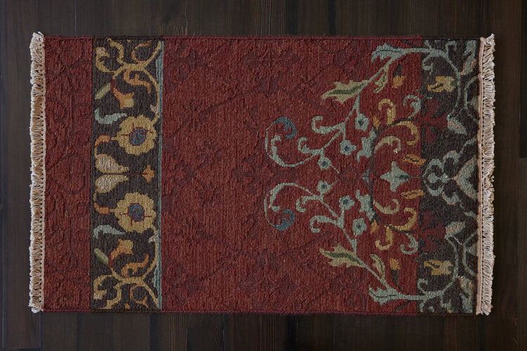 Autumn Red Rug