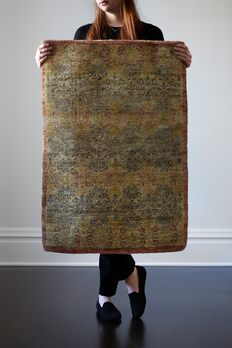 2’ x 3’ Seaweed Green Rug - KTY