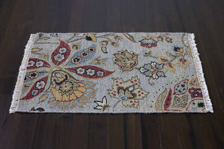 2’ x 3’ Primary Grey Rug - KTY