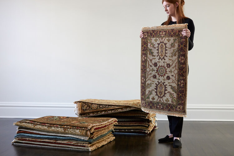 2’ x 3’ Sage / Wine Rug - KTY