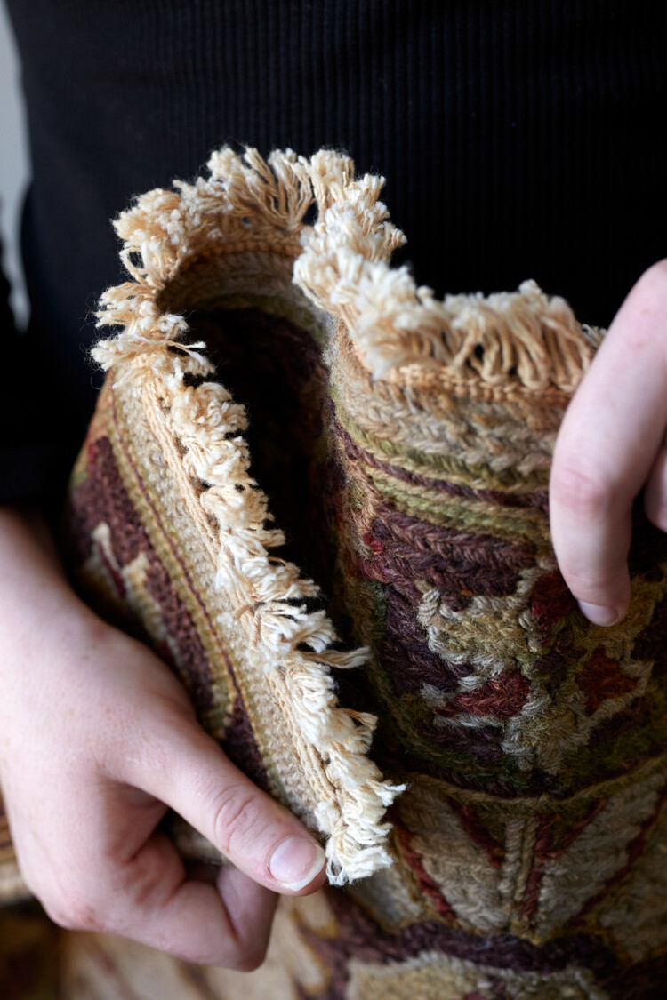 Sage / Wine Rug: 2’ x 3’ - KTY