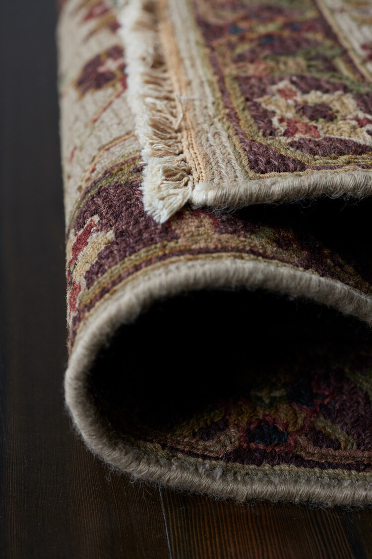 Sage / Wine Rug: 2’ x 3’ - KTY