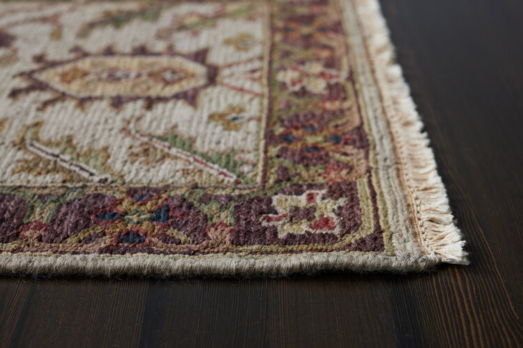Sage / Wine Rug: 2’ x 3’ - KTY