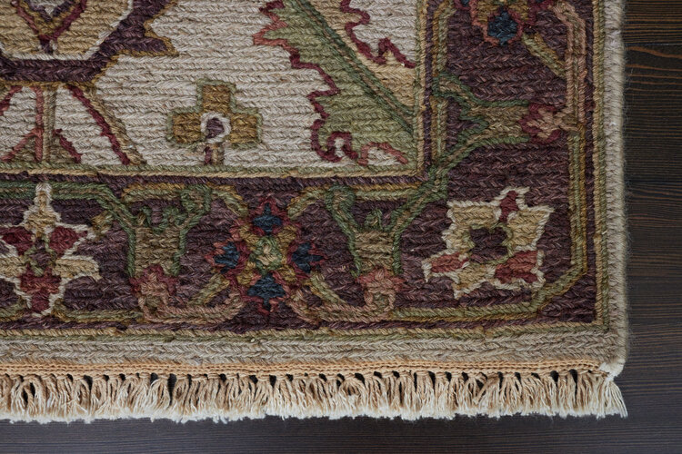 Sage / Wine Rug: 2’ x 3’ - KTY