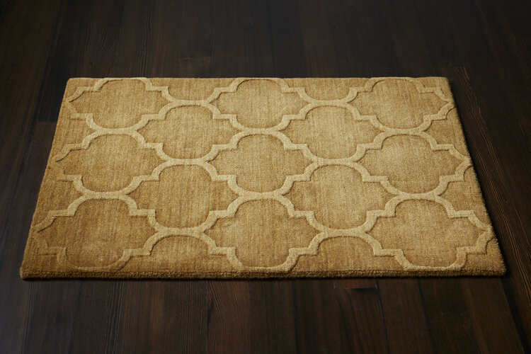 Antique Gold Rug: 2’ x 3’ - KTY