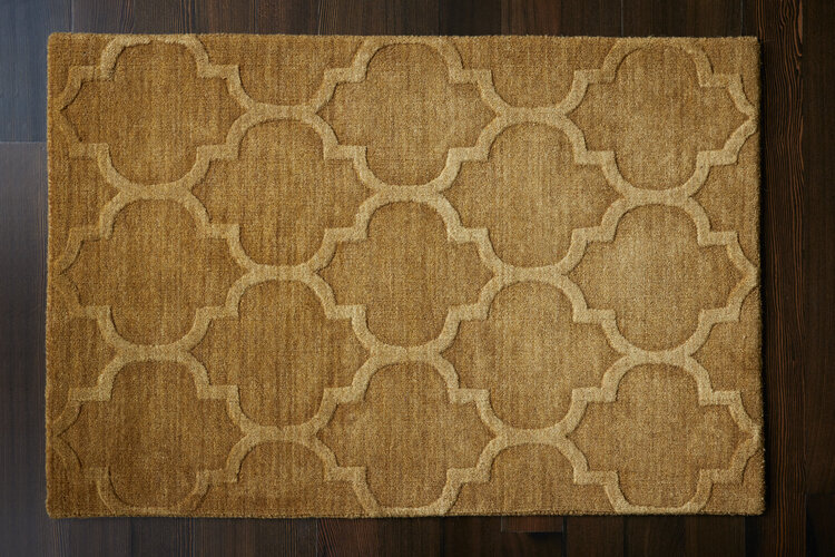 Antique Gold Rug: 2’ x 3’ - KTY