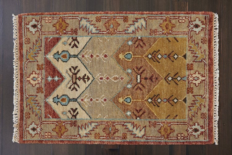 Willow Green Rug: 2’ x 3’ - KTY