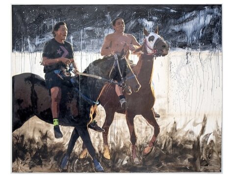by Ben Pease Young Apsaalooke Riders