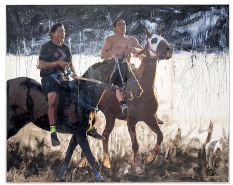 by Ben Pease Young Apsaalooke Riders