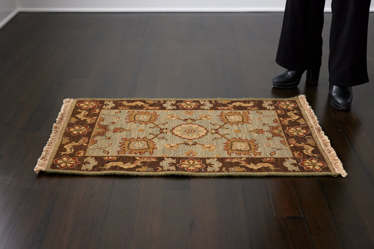 2’ x 3’ Muted Floral Rug - KTY