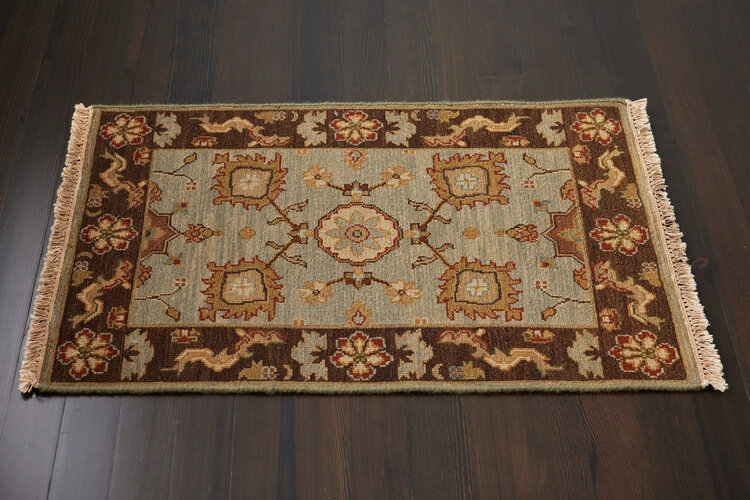 Muted Floral Rug: 2’ x 3’ - KTY