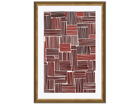 Japanese textile collage