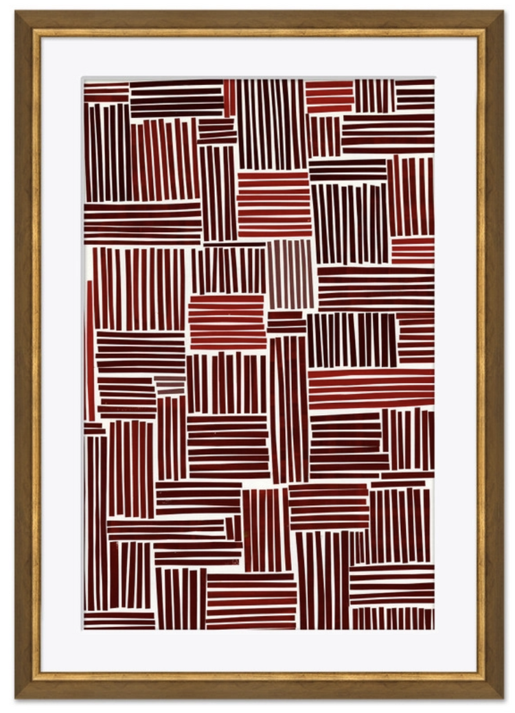 Japanese textile collage