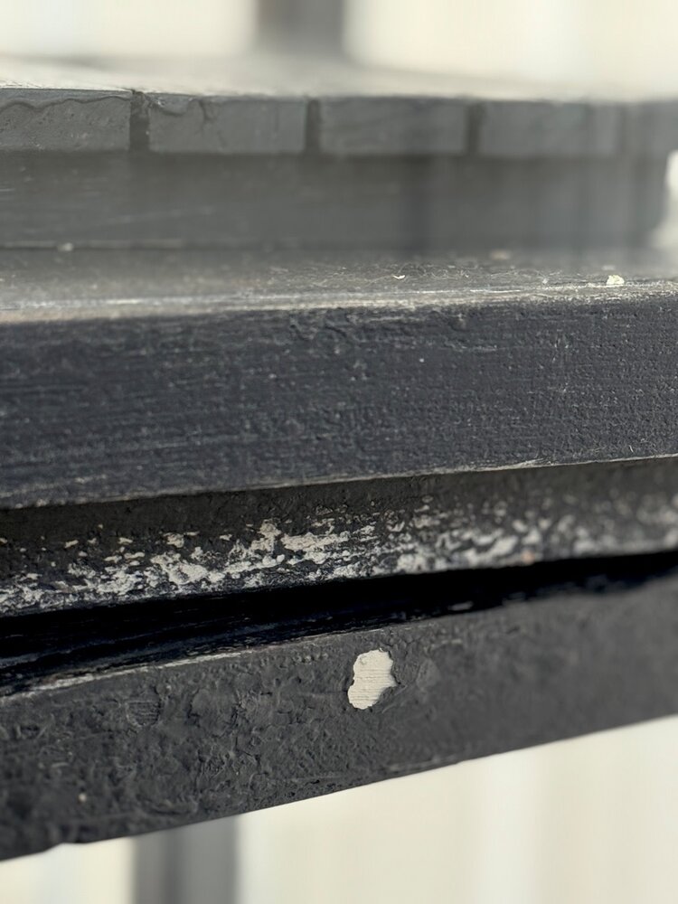 Black Weathered Candlestand; Small - SRD