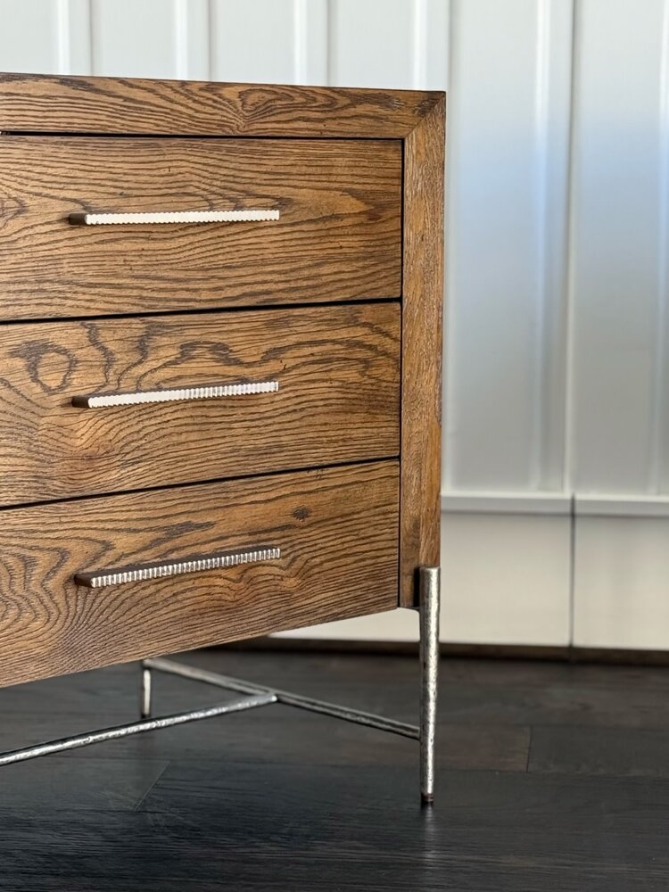 by Hooker Furniture Chapman Three-Drawer Nightstand