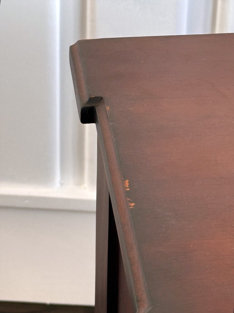 Commode w/ Flat Canted Edges: Med - BLX